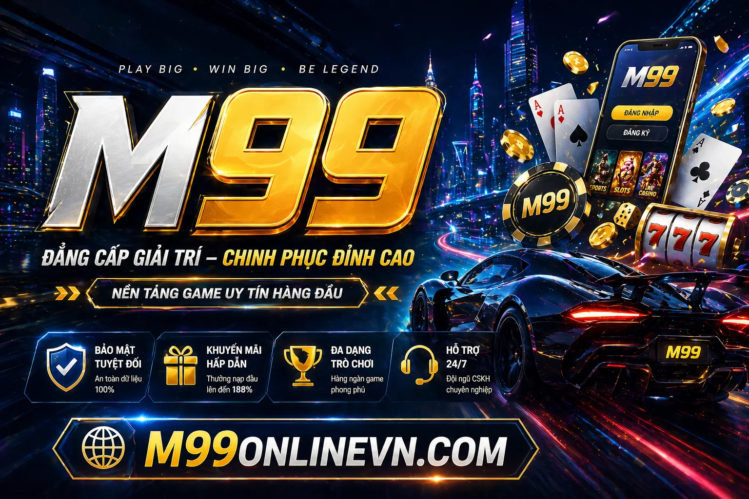 Banner quảng cáo các chương trình khuyến mãi hấp dẫn của m8win